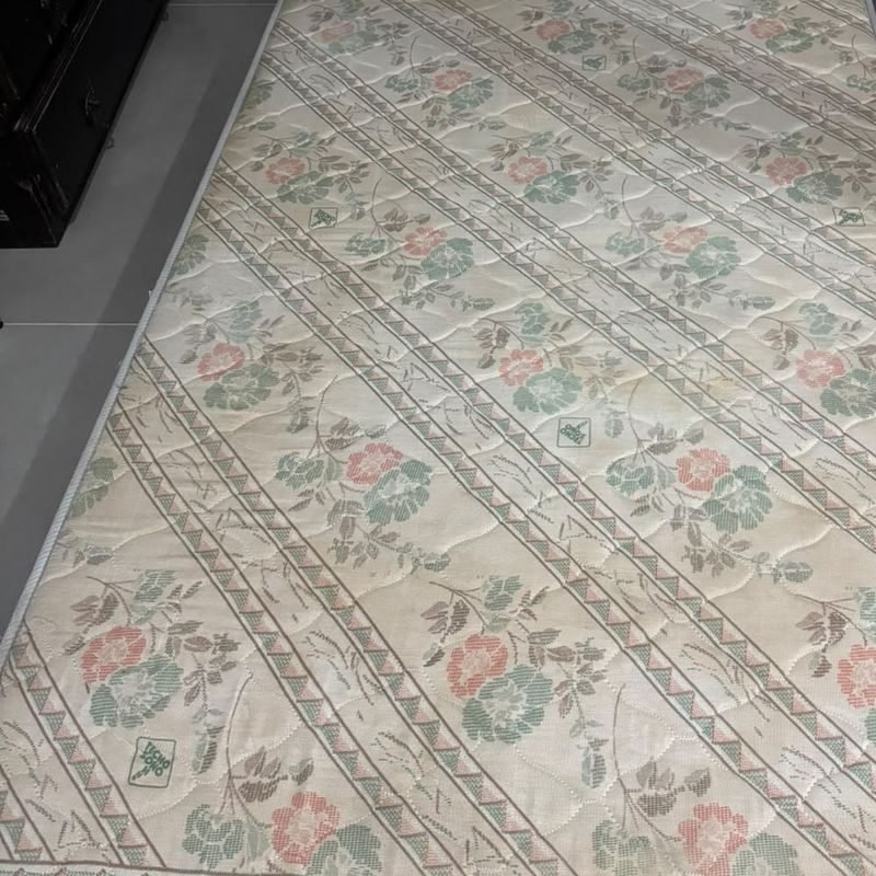 Colchão depois da limpeza